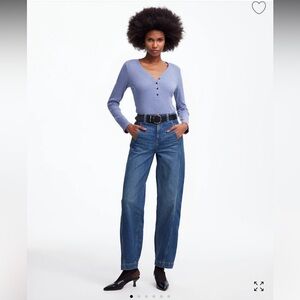 Madewell Tapered Denim Trousers